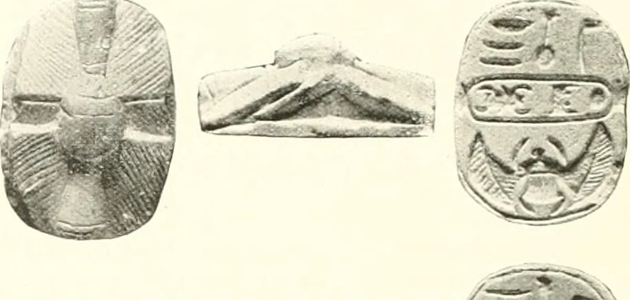 An illustration from Catalogue of Egyptian scarabs, etc., in the British museum, 1913, leaf 171