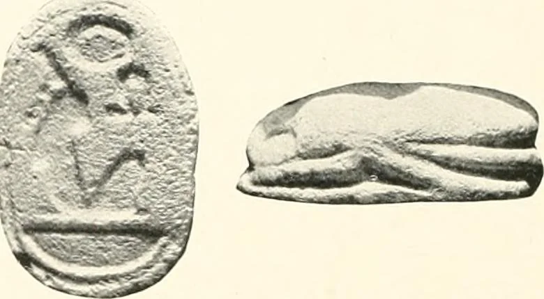 An illustration from Catalogue of Egyptian scarabs, etc., in the British museum, 1913, leaf 235