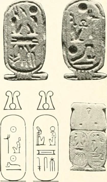 An illustration from Catalogue of Egyptian scarabs, etc., in the British museum, 1913, leaf 253