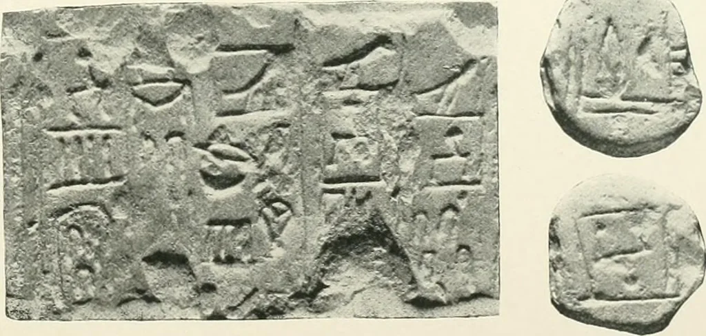 An illustration from Catalogue of Egyptian scarabs, etc., in the British museum, 1913, leaf 304