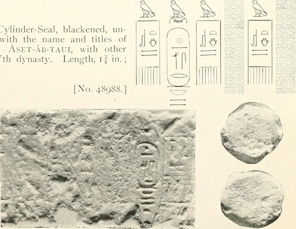 An illustration from Catalogue of Egyptian scarabs, etc., in the British museum, 1913, leaf 305