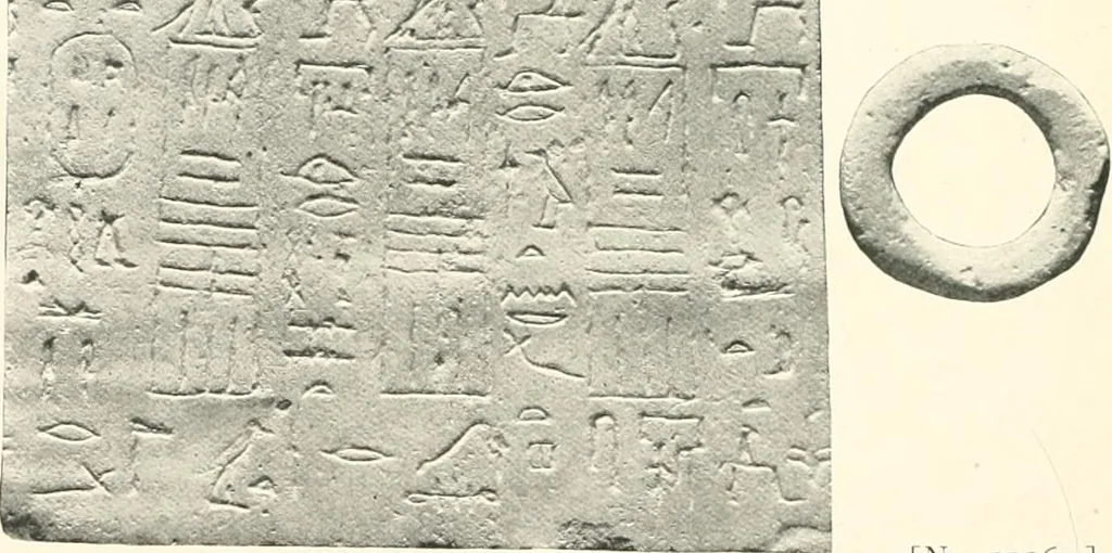 An illustration from Catalogue of Egyptian scarabs, etc., in the British museum, 1913, leaf 307