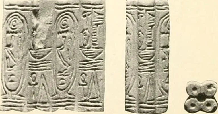 An illustration from Catalogue of Egyptian scarabs, etc., in the British museum, 1913, leaf 311