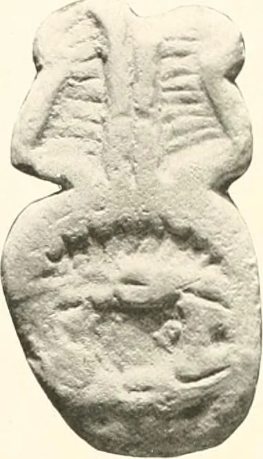 An illustration from Catalogue of Egyptian scarabs, etc., in the British museum, 1913, leaf 327