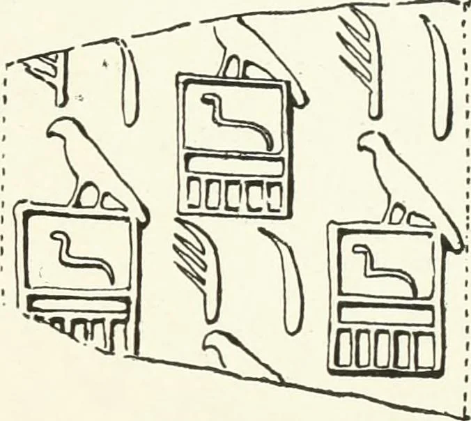 An illustration from Catalogue of Egyptian scarabs, etc., in the British museum, 1913, leaf 330