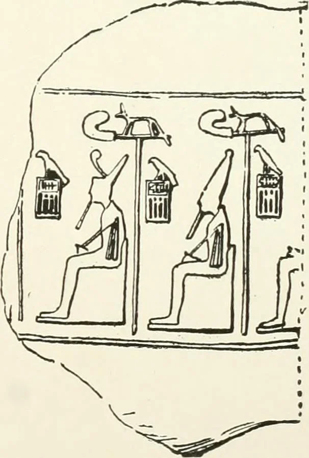 An illustration from Catalogue of Egyptian scarabs, etc., in the British museum, 1913, leaf 330