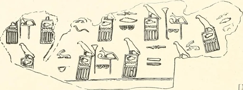 An illustration from Catalogue of Egyptian scarabs, etc., in the British museum, 1913, leaf 331