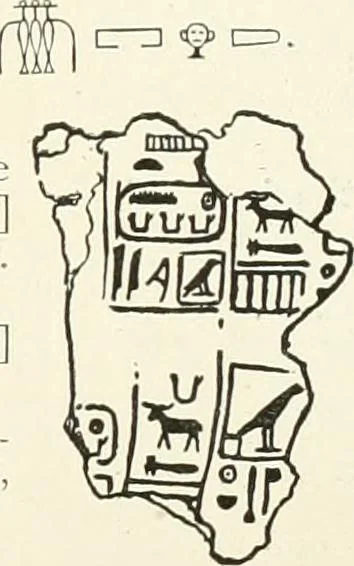 An illustration from Catalogue of Egyptian scarabs, etc., in the British museum, 1913, leaf 332