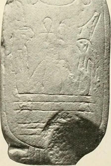 An illustration from Catalogue of Egyptian scarabs, etc., in the British museum, 1913, leaf 336