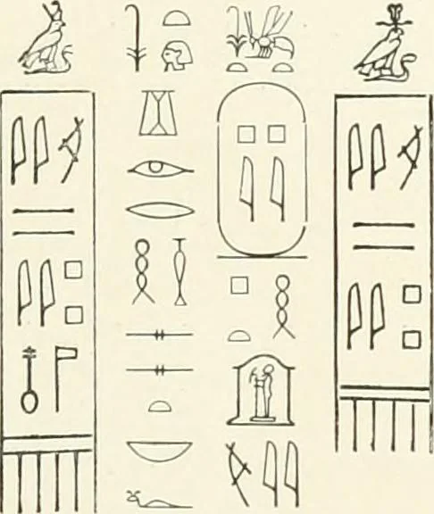 An illustration from Catalogue of Egyptian scarabs, etc., in the British museum, 1913, leaf 344