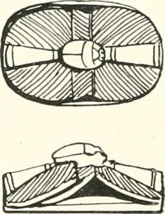 An illustration from Catalogue of Egyptian scarabs, etc., in the British museum, 1913, leaf 39