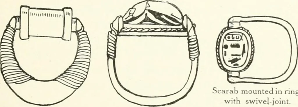 An illustration from Catalogue of Egyptian scarabs, etc., in the British museum, 1913, leaf 40