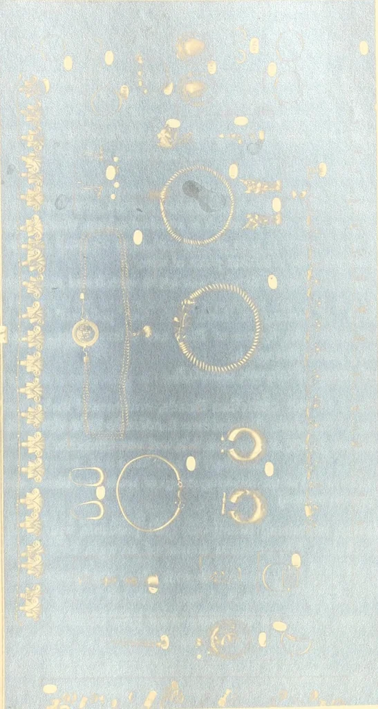 An illustration from A catalogue of the Egyptian antiquities in the possession of F.G. Hilton Price, 1897, leaf 144