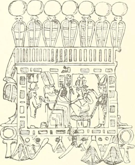An illustration from A catalogue of the Egyptian antiquities in the possession of F.G. Hilton Price, 1897, leaf 166