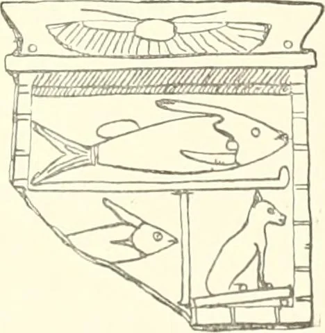 An illustration from A catalogue of the Egyptian antiquities in the possession of F.G. Hilton Price, 1897, leaf 166