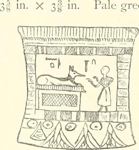 An illustration from A catalogue of the Egyptian antiquities in the possession of F.G. Hilton Price, 1897, leaf 167