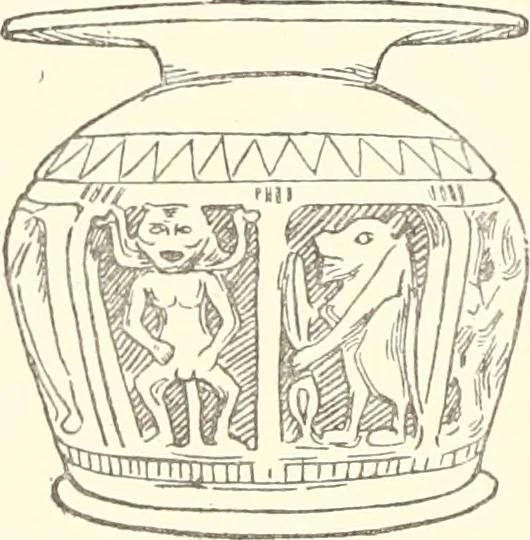 An illustration from A catalogue of the Egyptian antiquities in the possession of F.G. Hilton Price, 1897, leaf 173