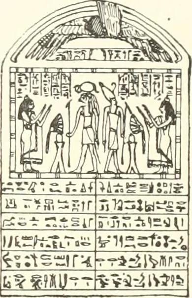 An illustration from A catalogue of the Egyptian antiquities in the possession of F.G. Hilton Price, 1897, leaf 248
