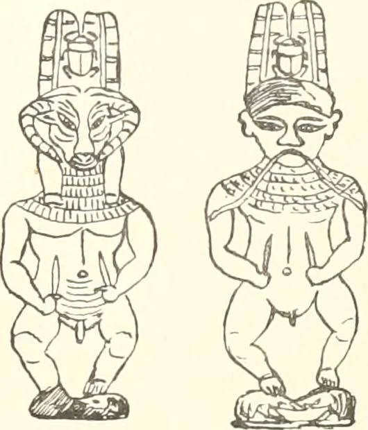 An illustration from A catalogue of the Egyptian antiquities in the possession of F.G. Hilton Price, 1897, leaf 284