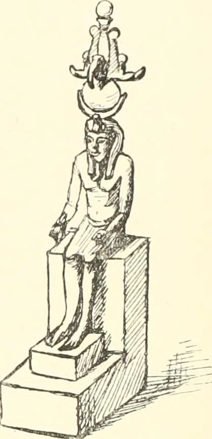 An illustration from A catalogue of the Egyptian antiquities in the possession of F.G. Hilton Price, 1897, leaf 285