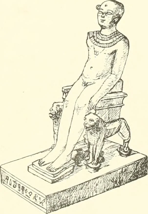 An illustration from A catalogue of the Egyptian antiquities in the possession of F.G. Hilton Price, 1897, leaf 290