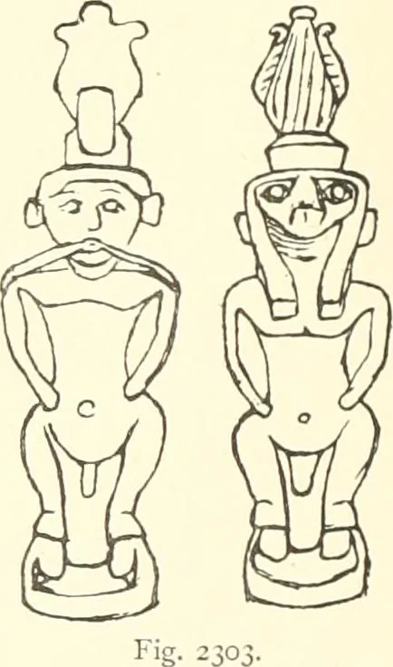 An illustration from A catalogue of the Egyptian antiquities in the possession of F.G. Hilton Price, 1897, leaf 293