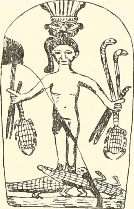 An illustration from A catalogue of the Egyptian antiquities in the possession of F.G. Hilton Price, 1897, leaf 297
