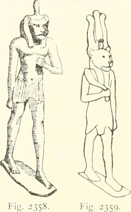 An illustration from A catalogue of the Egyptian antiquities in the possession of F.G. Hilton Price, 1897, leaf 304