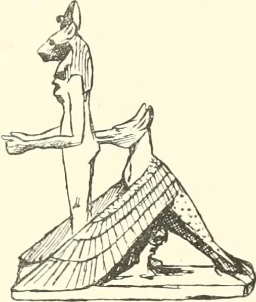 An illustration from A catalogue of the Egyptian antiquities in the possession of F.G. Hilton Price, 1897, leaf 328