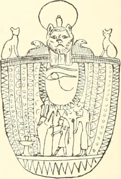An illustration from A catalogue of the Egyptian antiquities in the possession of F.G. Hilton Price, 1897, leaf 329