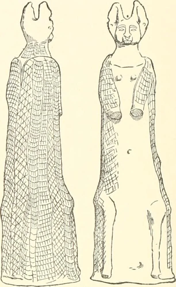 An illustration from A catalogue of the Egyptian antiquities in the possession of F.G. Hilton Price, 1897, leaf 341
