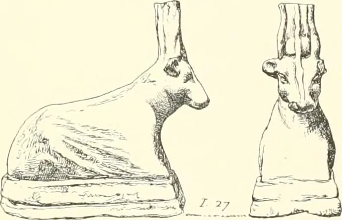 An illustration from A catalogue of the Egyptian antiquities in the possession of F.G. Hilton Price, 1897, leaf 428