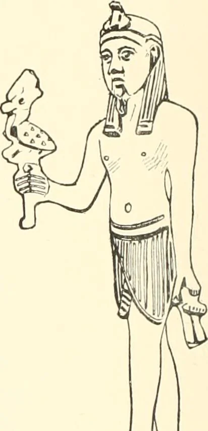 An illustration from A catalogue of the Egyptian antiquities in the possession of F.G. Hilton Price, 1897, leaf 481