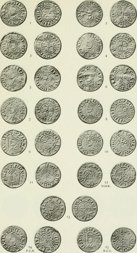 An illustration from A catalogue of English coins in the British museum. The Norman kings, 1916, leaf 266