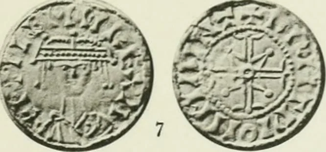 An illustration from A catalogue of English coins in the British museum. The Norman kings, 1916, leaf 270
