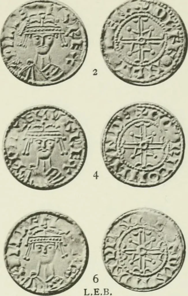 An illustration from A catalogue of English coins in the British museum. The Norman kings, 1916, leaf 270
