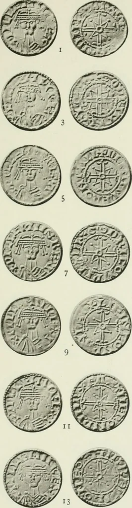 An illustration from A catalogue of English coins in the British museum. The Norman kings, 1916, leaf 272