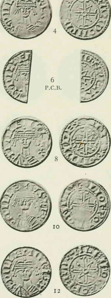 An illustration from A catalogue of English coins in the British museum. The Norman kings, 1916, leaf 272