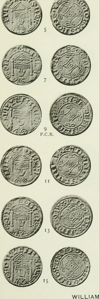 An illustration from A catalogue of English coins in the British museum. The Norman kings, 1916, leaf 274