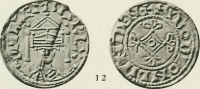 An illustration from A catalogue of English coins in the British museum. The Norman kings, 1916, leaf 274