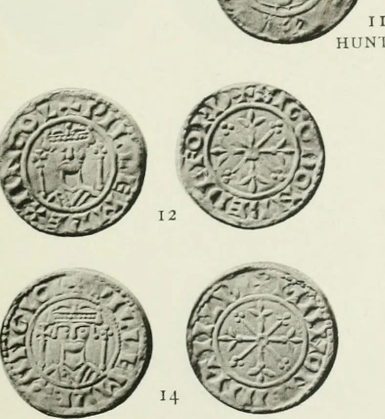 An illustration from A catalogue of English coins in the British museum. The Norman kings, 1916, leaf 276