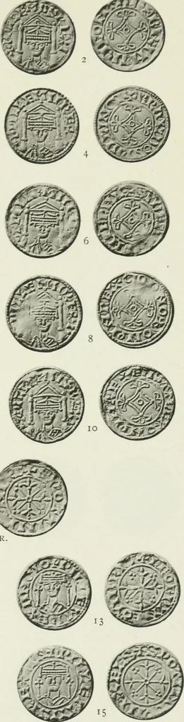 An illustration from A catalogue of English coins in the British museum. The Norman kings, 1916, leaf 276