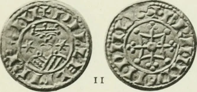 An illustration from A catalogue of English coins in the British museum. The Norman kings, 1916, leaf 286