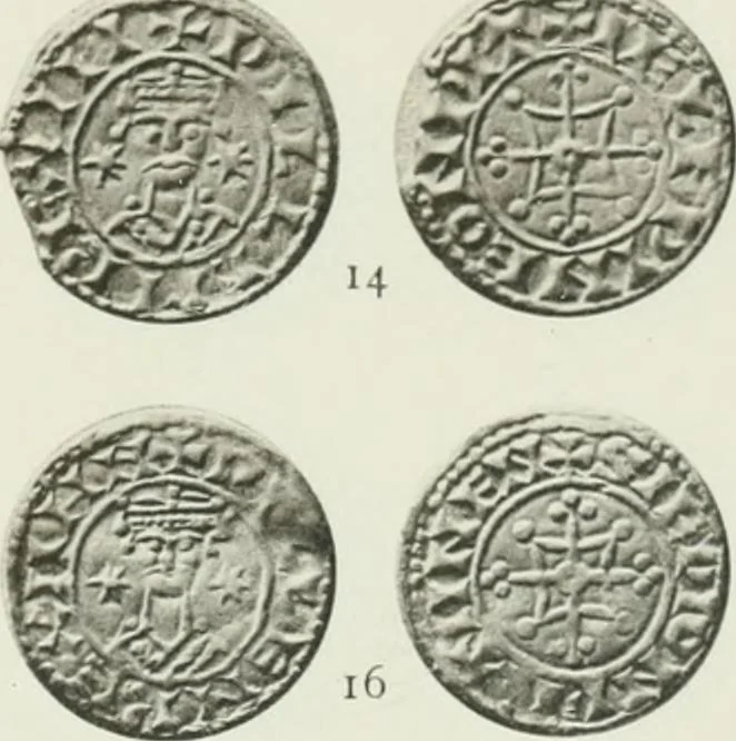 An illustration from A catalogue of English coins in the British museum. The Norman kings, 1916, leaf 286