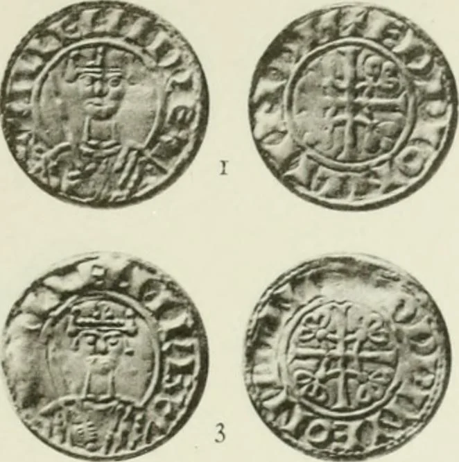 An illustration from A catalogue of English coins in the British museum. The Norman kings, 1916, leaf 290