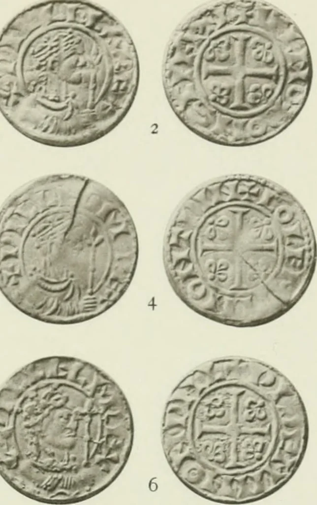 An illustration from A catalogue of English coins in the British museum. The Norman kings, 1916, leaf 294