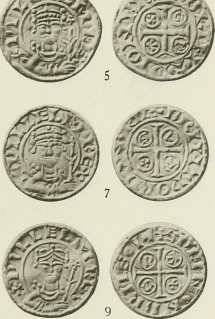 An illustration from A catalogue of English coins in the British museum. The Norman kings, 1916, leaf 296