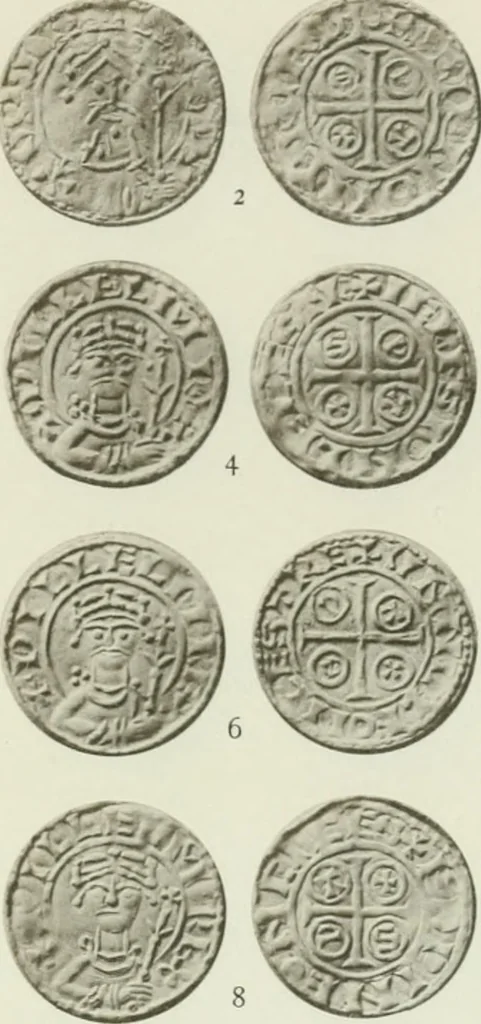 An illustration from A catalogue of English coins in the British museum. The Norman kings, 1916, leaf 298