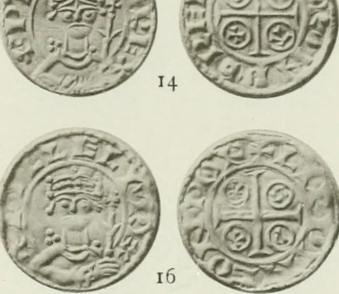 An illustration from A catalogue of English coins in the British museum. The Norman kings, 1916, leaf 298