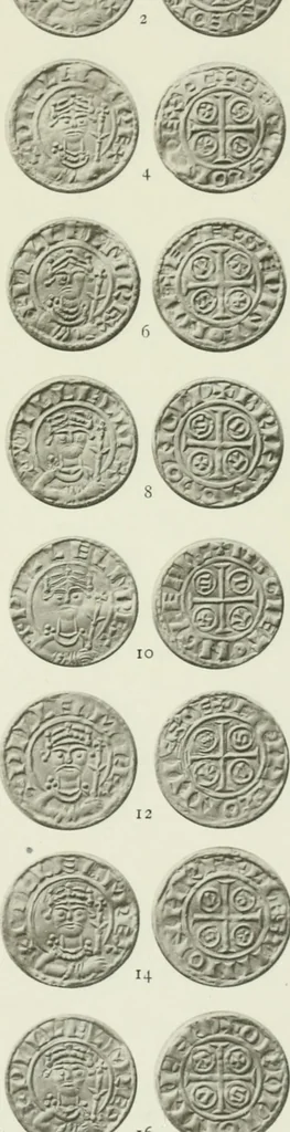 An illustration from A catalogue of English coins in the British museum. The Norman kings, 1916, leaf 300